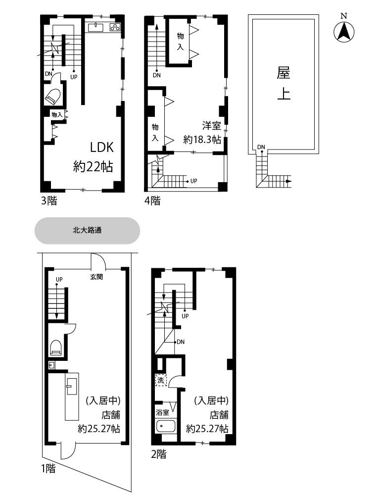 下鴨上川原町間取