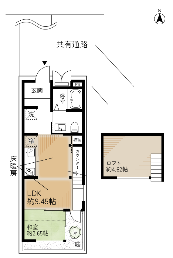 南八百屋町間取