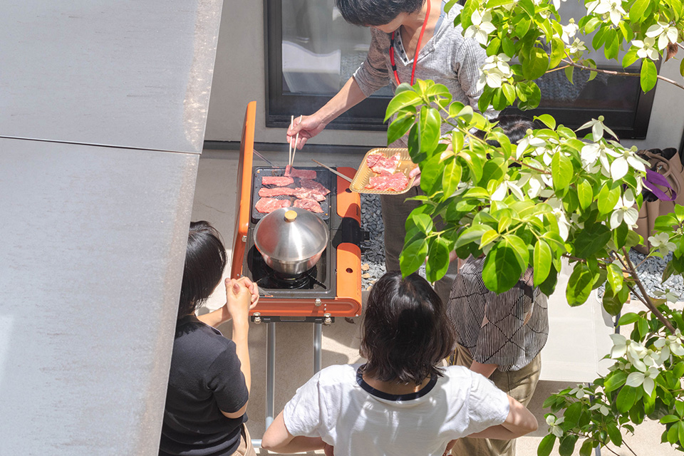 共用部でのイベントの様子